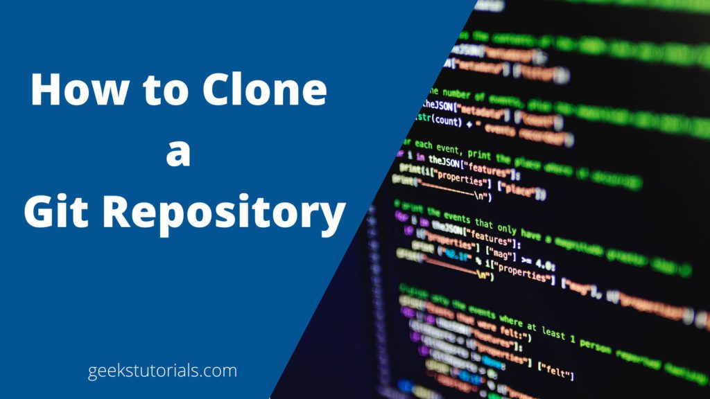 How to clone a git repository