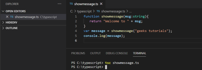 what-is-typescript-compile-typescript-code-geekstutorials