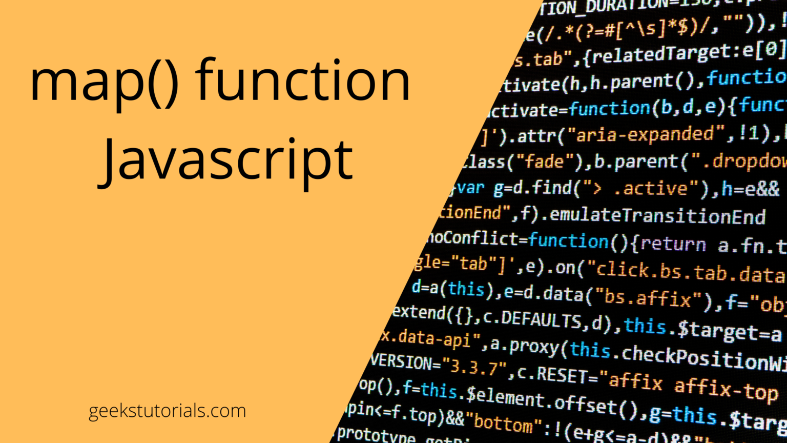 Map Function In JavaScript With Example Geekstutorials   Map Function In Javascript 1 1536x864 