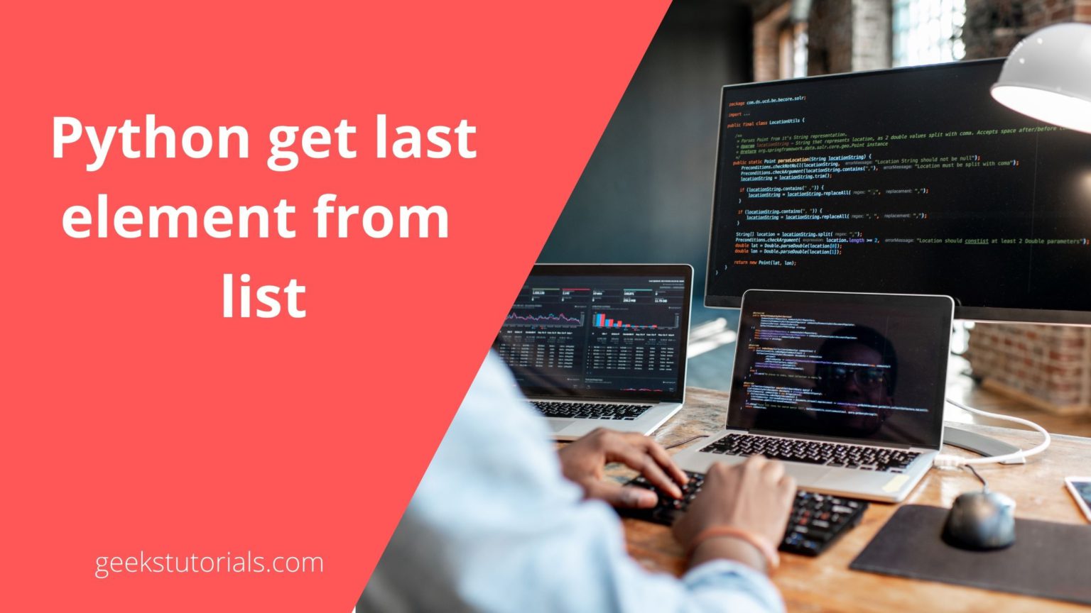 Python Get Last Element From List Geekstutorials