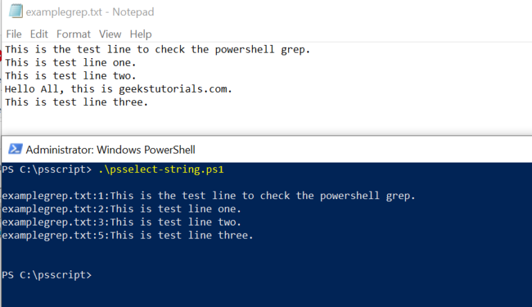 powershell-grep-with-example-geekstutorials